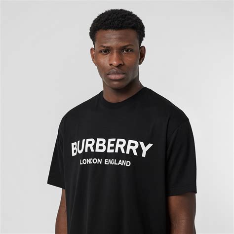 burberry brand logo on clothes|Burberry logo print t shirt.